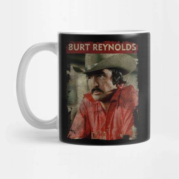 TEXTURE ART- Burt Reynolds - RETRO STYLE 3 by ZiziVintage